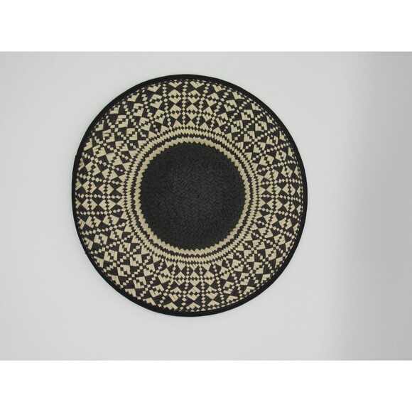 Shiraleah Chicago Contessa Sun Hat Womens Black Geometric Print Beach Vacation - Picture 6 of 13